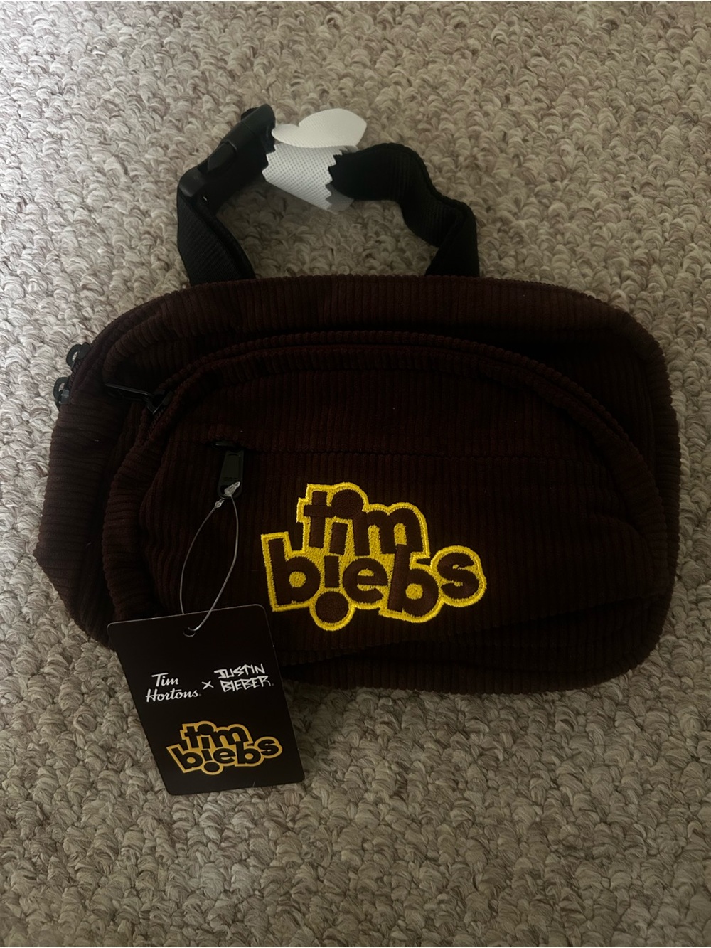NWT Tim Biebs FannyPack Bag Brown